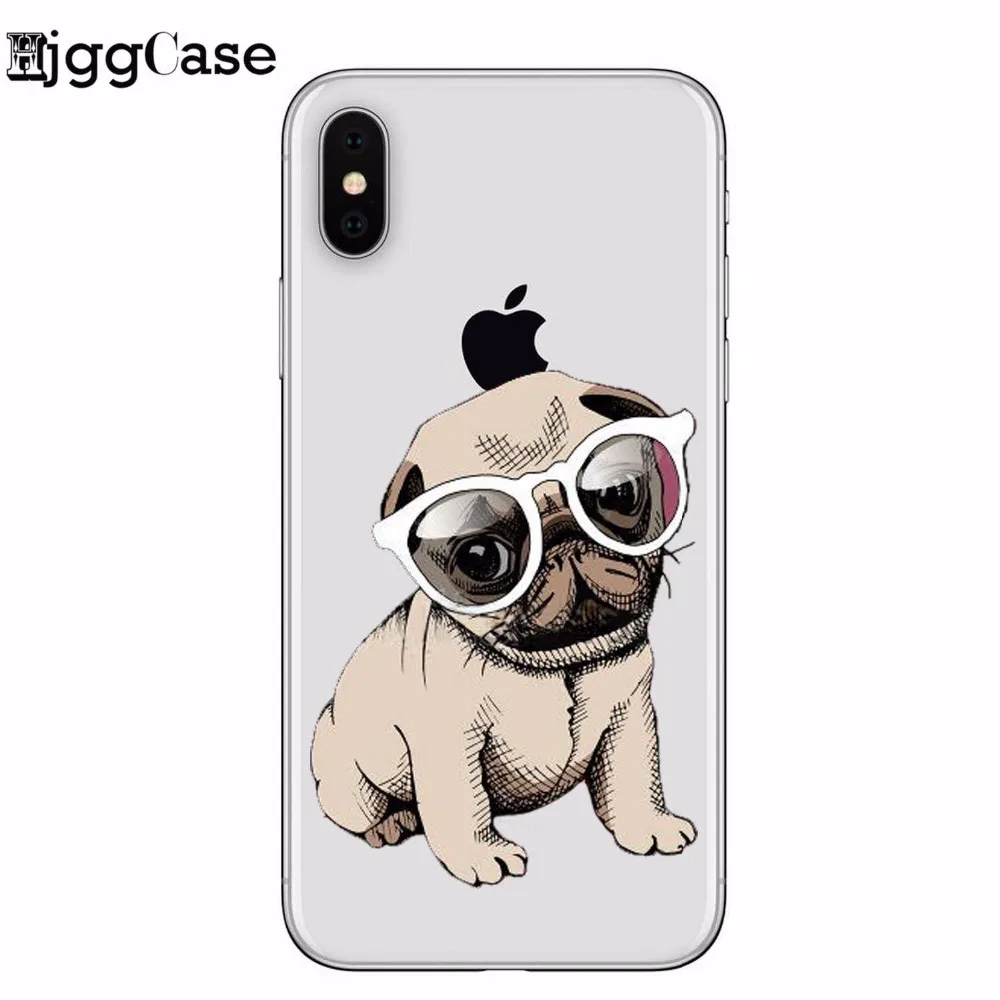 Мягкий чехол для телефона iphone 6 с милой мультяшной собакой защитная задняя крышка