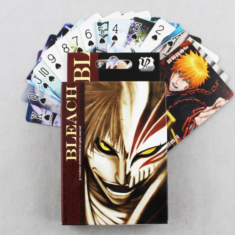 54 листа/Набор Аниме BLEACH покерные карты мультфильм игра коллекция карты открытка аниме вокруг