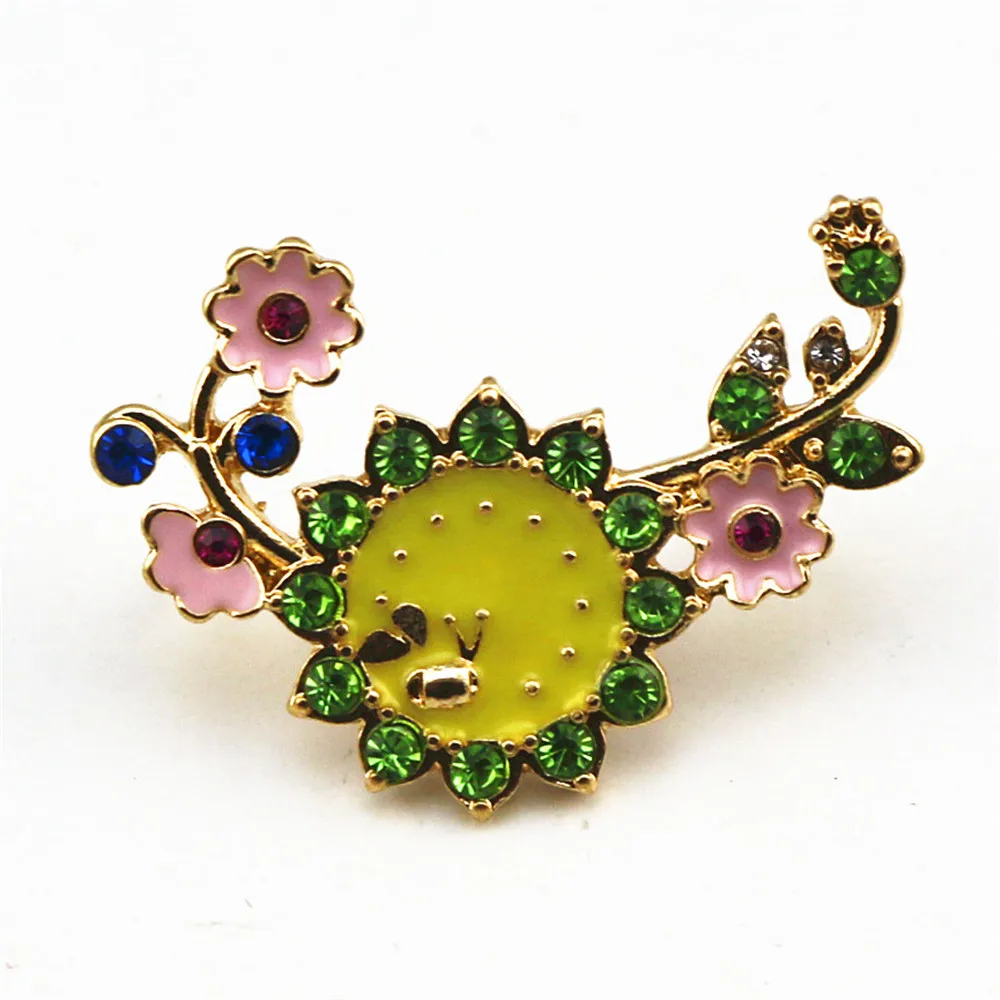 2020 новый стиль Лес Серия зеленая эмаль растение сплав ветки имитация жемчуга