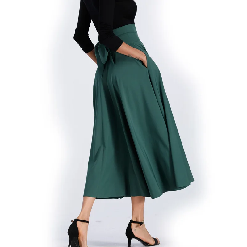 

Cotton Empire Solid Special Offer Faldas Mujer Free Shipping 2021 New Long Big Swing Skirt Clothing