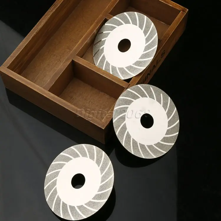 Алмазное режущее колесо для стекла керамики гранита 100 мм пильный диск угловой