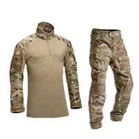 tactical camouflage military uniform clothes suit men us army clothes military combat shirt cargo pants knee pads
