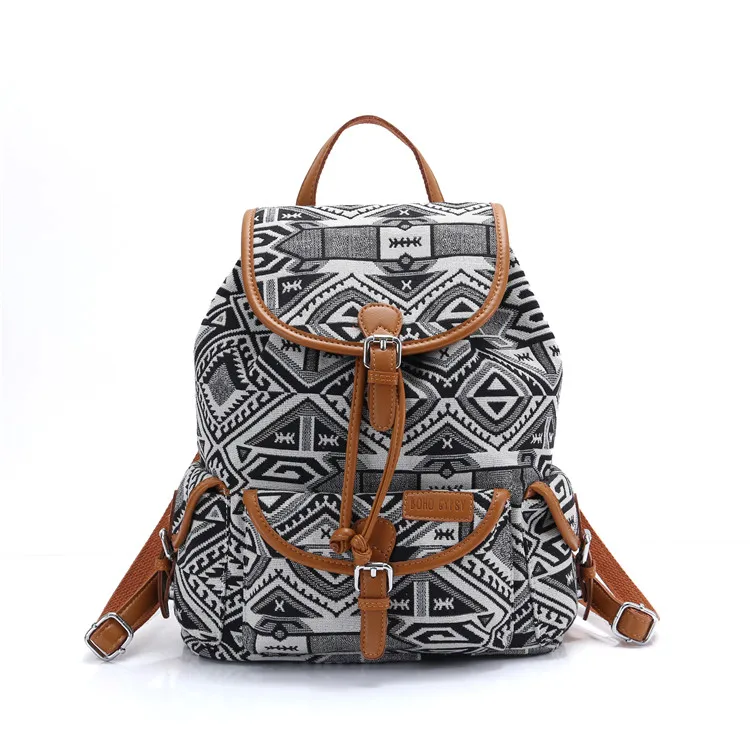 BOHO Gypsy рюкзак женский богемный mochila de mujer рюкзак для путешествий этнический хиппи Мумия сумка для подгузников школьная сумка для девочек