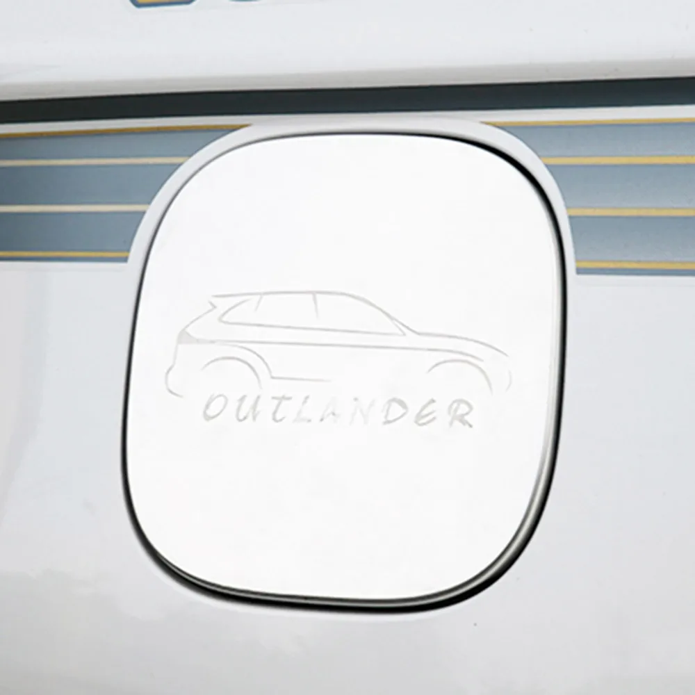 Крышка топливного бака из нержавеющей стали Литье корпуса для MITSUBISHI OUTLANDER 2013 2018