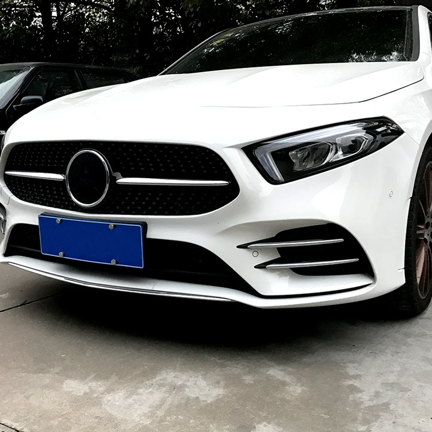 Хромированные наклейки из АБС-пластика для Mercedes Benz A Class W177 A180 A200 Sports Line |