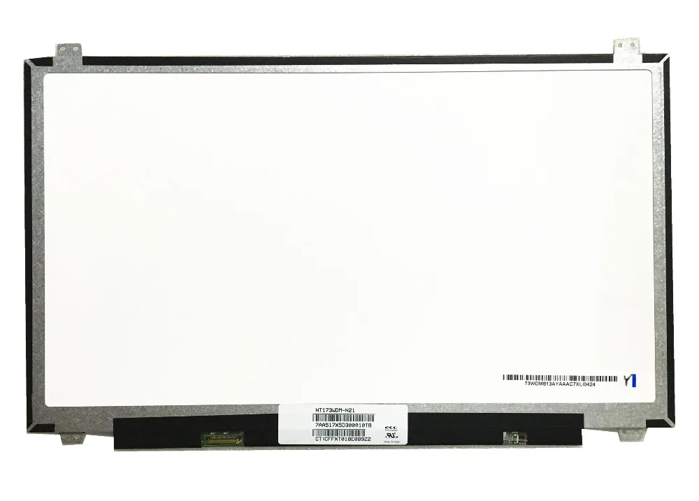 NT173WDM-N21 NT173WDM N21 N11 B173RTN02.0 17,3 ''дюймовый ноутбук ЖК-Экран 1600*900 EDP 30 контакты
