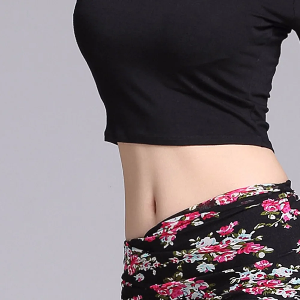 

2020 New Latin Dance Tops For Women/Adult M/L/XL/XXL Black Strapless Shirt Latin Salsa Samba Dance Ballroom Dancing Top MD7205