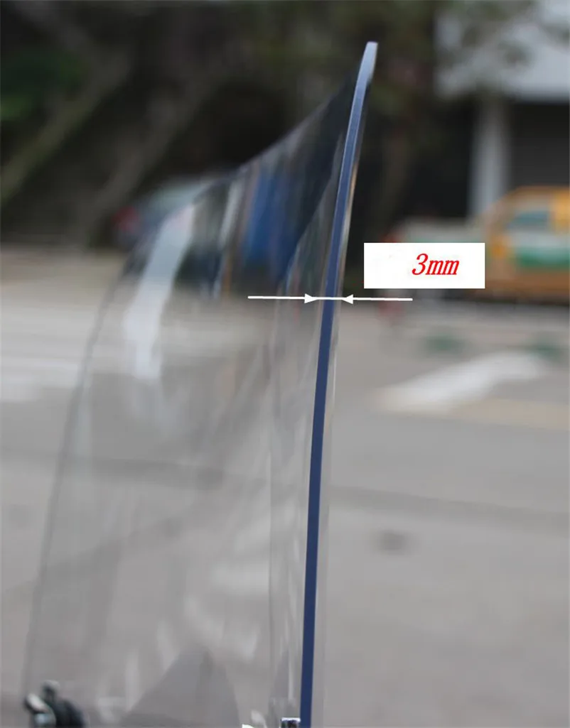 KCSZHXGS Универсальный лобовое стекло мотоцикла скутер ветрозащитная дефлектор 1