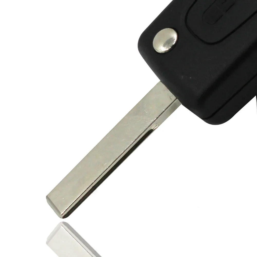 Складной чехол KEYYOU для дистанционного ключа с 2 кнопками 10 шт./лот Citroen C2 C5 C3 C4 C6 C8