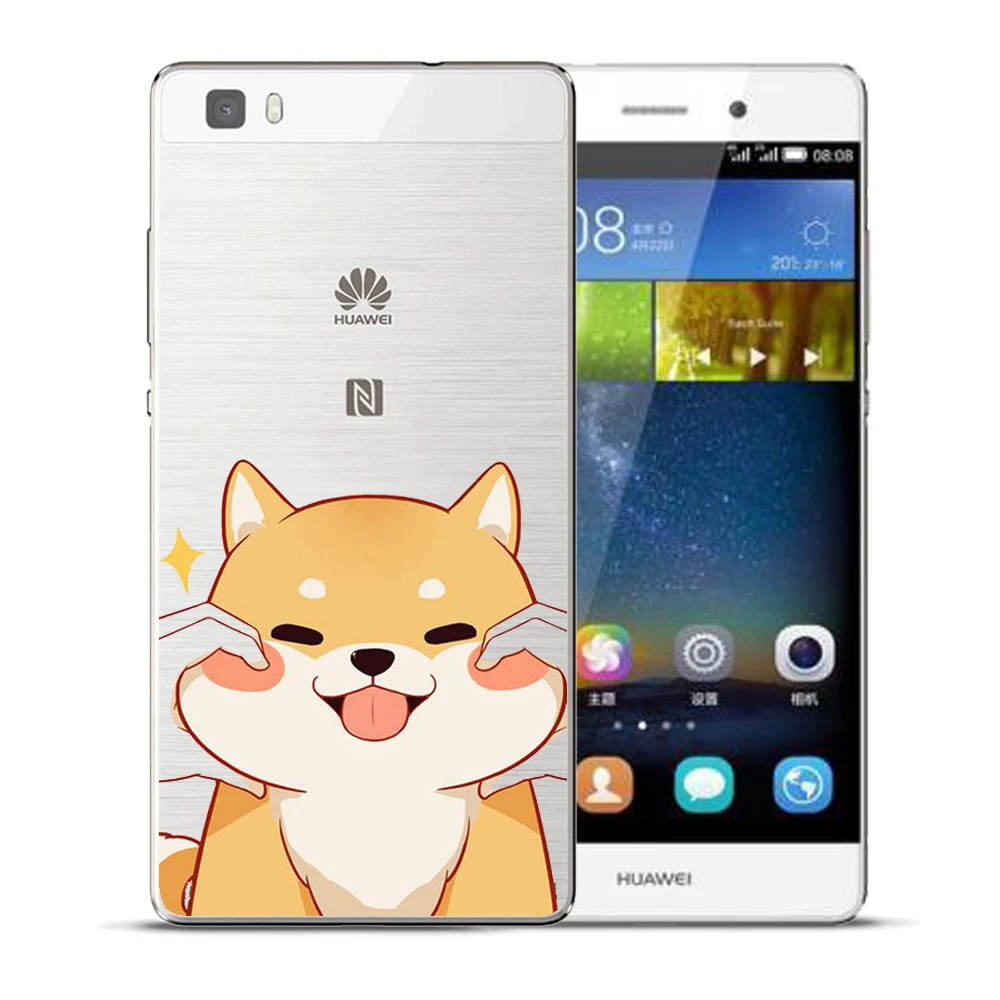 Классный чехол Corgi для Huawei P8 P9 P10 P20 P30 Lite Plus Mate 10 Pro Y5 Y6 II Y3 Y7 2017 Honor 9 6X 7X|Бамперы| |