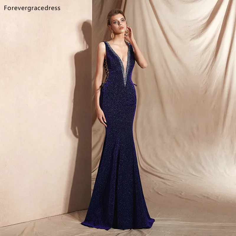 Женское вечернее платье с глубоким v-образным вырезом Forevergracedress Русалочки со