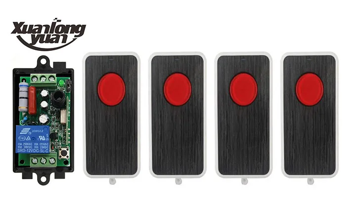 Xuanlongyuan AC220V 1CH RF переключатель системы дистанционного управления передатчик +