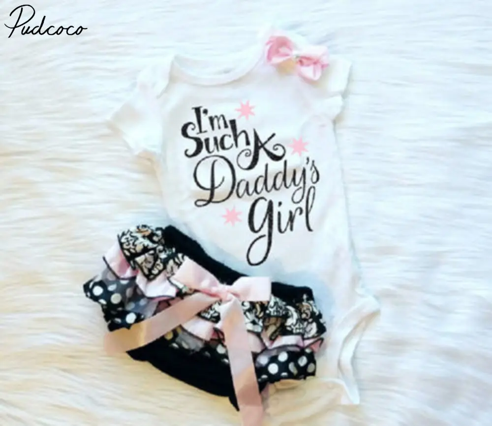 

Us Boutique Newborn Kids Baby Girl Cotton Romper Lace Shorts Skirt Summer Outfit