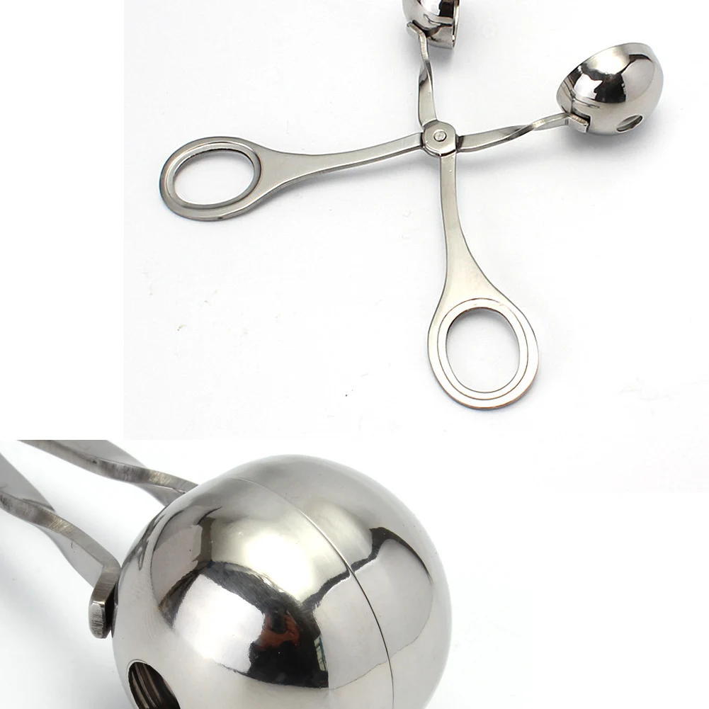 Meatball Maker Плесень 304 из нержавеющей стали мягкие DIY рисовое мясо рыбы аппарат для лепки рисовых шариков Совок клип простая конструкция кухонный инструмент