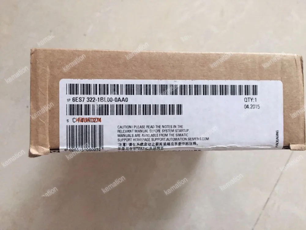 Оригинальный Новый 6ES7322 1BL00 0AA0 S7 300 модуль цифрового выхода 6ES7 322 SM изолированный