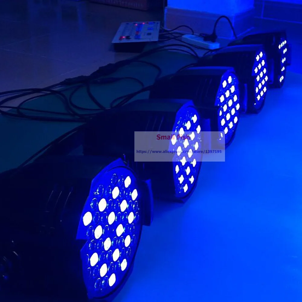 4 шт./лот 54X3W RGB полноцветная светодиодная сценическая лампа с высокой номинальной