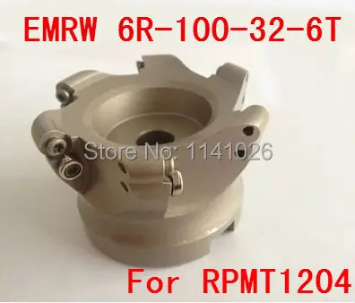 EMRW 6R-100-32 торцевой фреза индексируемая плоская шероховатая резка для плоского