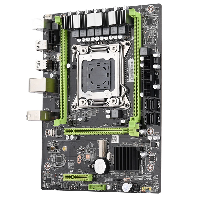 X79 M2-U2 материнская плата LGA2011 ATX USB2.0 SATA 3 ГБ/сек. PCI-E NVME M.2 SSD поддержка памяти REG ECC и процессор Xeon E5