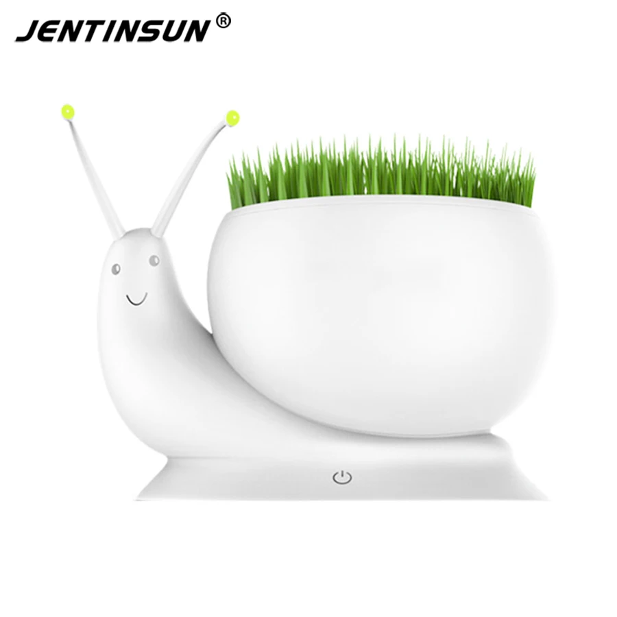 Cartoon Touch Sensor Snail LED Night Light Energy Saving USB Rechargeable Table Lamp Dimmable For Kids Children Decoration | Лампы и