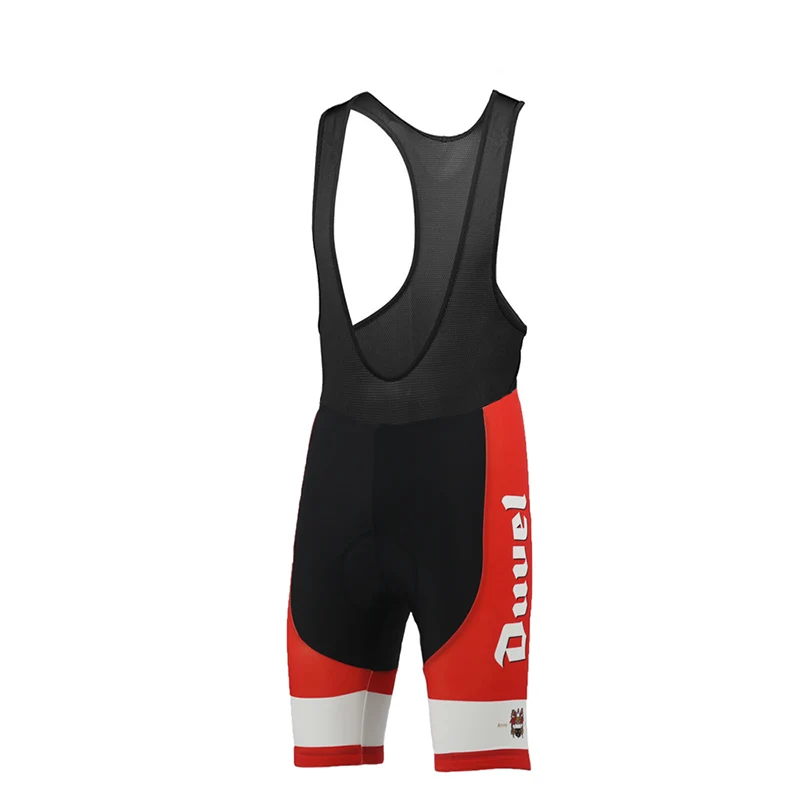 Классические велосипедные шорты DUVEL BEER tenue velo pro homme 9D гелевая накладка culotte ciclismo hombre MTB качественные красные шорты на лямках под заказ