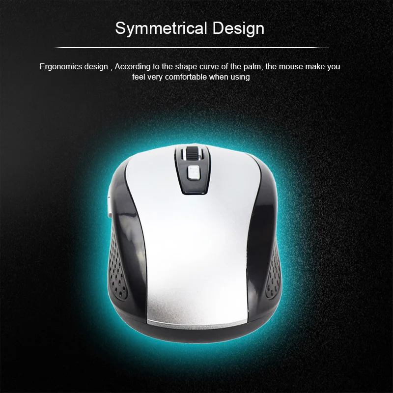 Беспроводная оптическая игровая мышь 2 4 ГГц 800 DPI 6 кнопок|maus for pc|optical gaming mousewireless