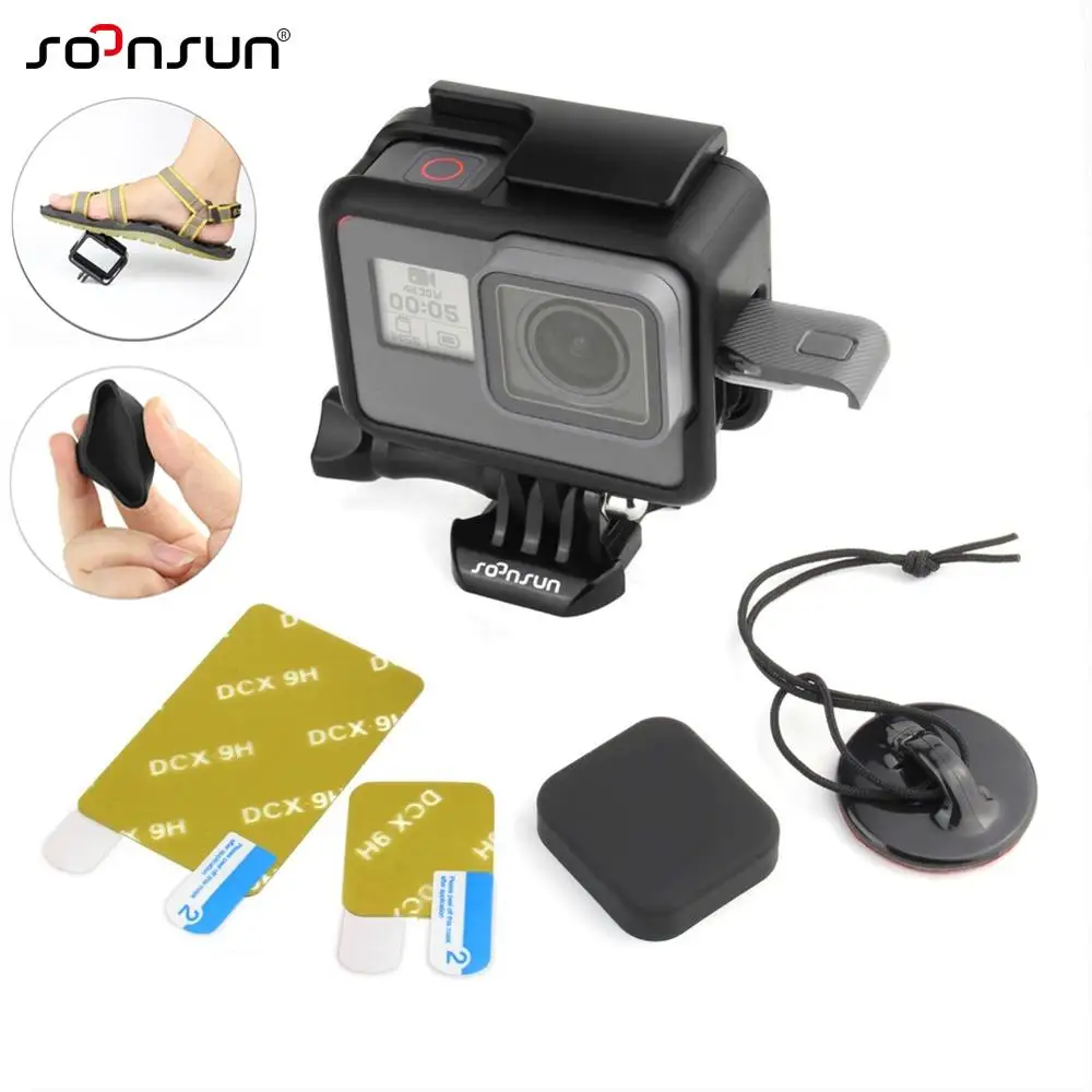 SOONSUN стандартный защитный чехол для GoPro Hero 5 6 7 Black Action Camera Go Pro Аксессуары|Чехлы