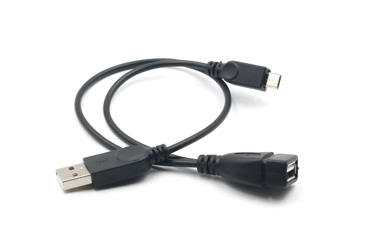 Кабель переходник OTG для SAMSUNG/SONY Y кабель сплиттер с разъемом Micro USB папа на папа|cable