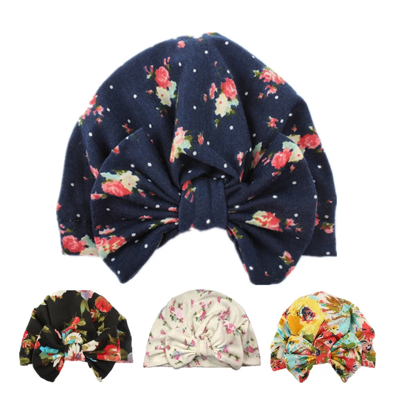 

Милая детская шапка для младенцев, Детская Хлопковая шапочка с тюрбаном для маленьких мальчиков и девочек, детская шапка, сезон осень-зима, ...