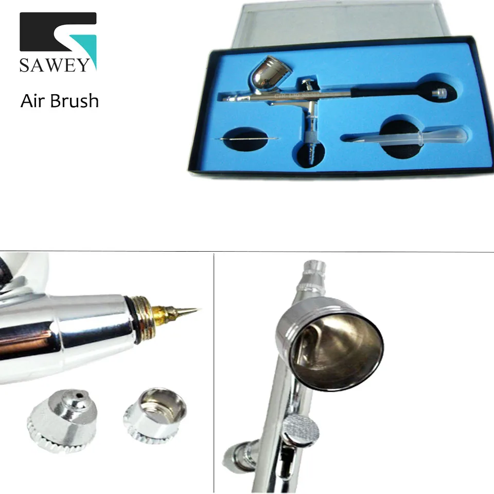 Мини Аэрограф Двойного действия 0 3 мм для дизайна ногтей|air brush|action airbrushspray gun |
