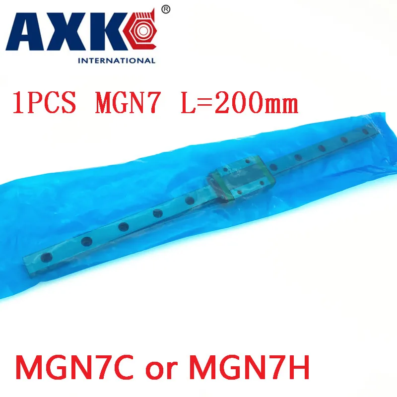 2021 AXK MGN7 вставки для 7 мм линейной направляющей Mgn7 L = 200 линейный рельсовый путь +