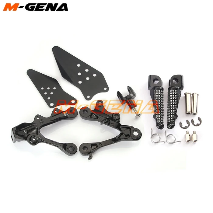 Передние Подножки, подножки, подножка, кронштейн педали для KAWASAKI ZX6R ZX-6R ZX 6R 2009 2010 2011 2012 2014 09 10 11 12 13 14 (art.: 7ac378830) - 7ac378830