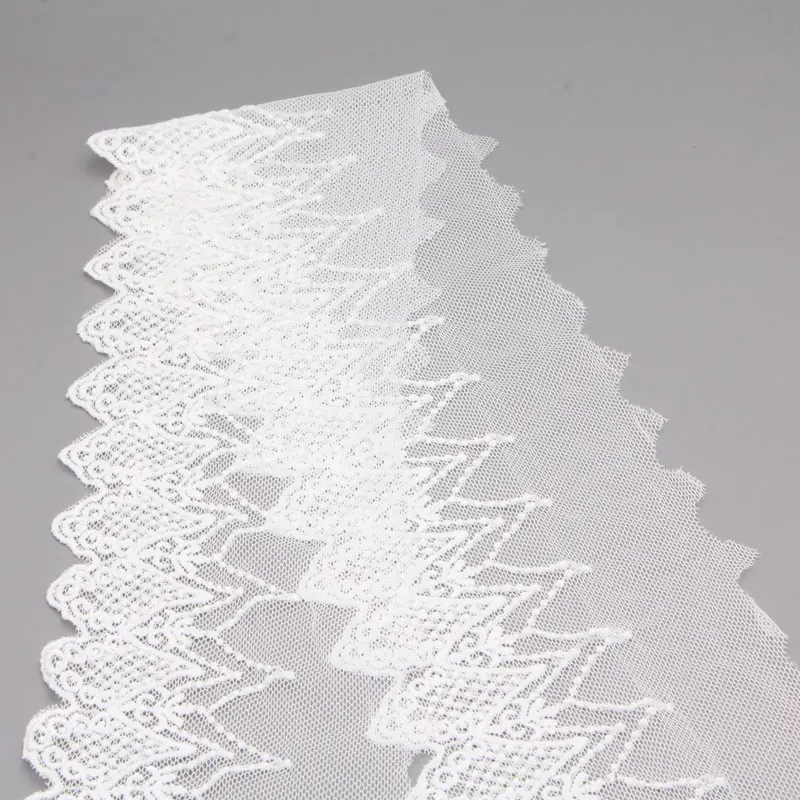 Savica 3y/lot 11cm Embroidery Flower Net Lace Trim DIY Garment Dolls Wedding Wrapping Crafts Sewing Fabric Materials LX340 | Дом и сад