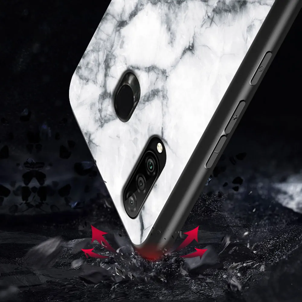 KISSCASE Ретро мраморный стеклянный чехол для Redmi Note 7 6 Pro 5 Роскошный Xiaomi Mi 9Se 9 8 Lite Capinhas