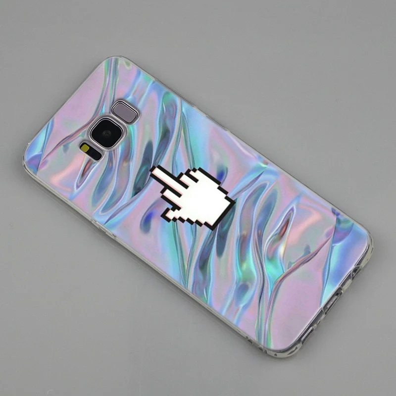 Радужный переливающийся силиконовый чехол для Samsung Galaxy Note 10 Plus S8 S9 S10 5G S6 S7 Edge S5 S10e