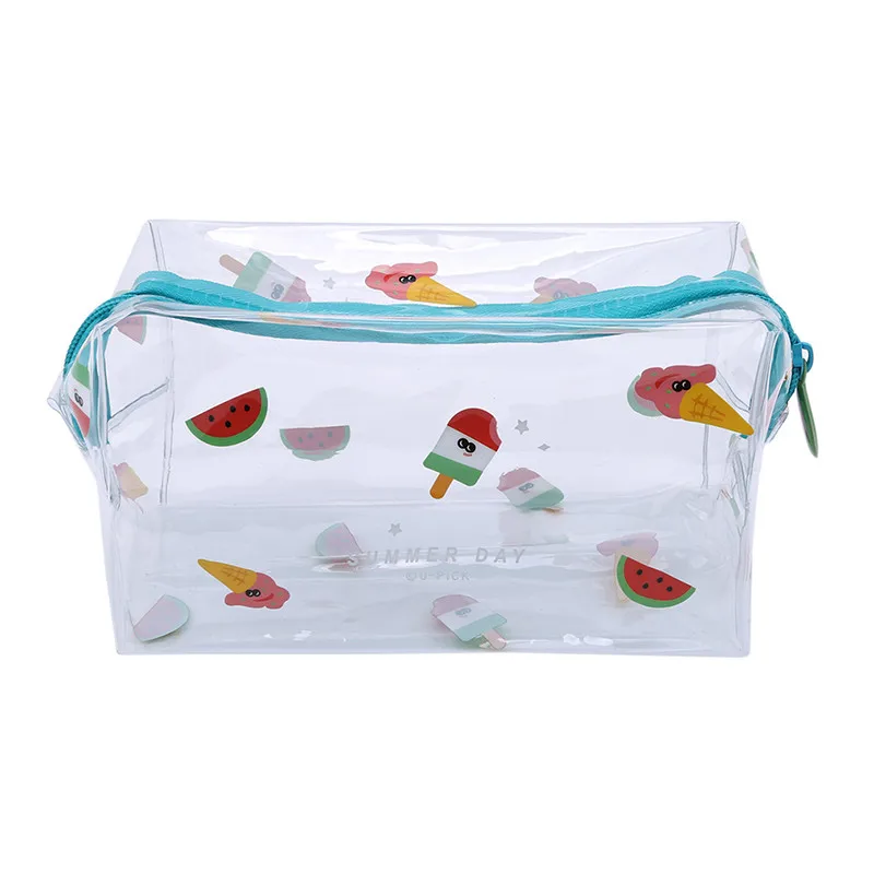Милые милые прозрачные дорожные косметички на молнии портативный органайзер