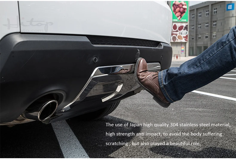 Накладка на порог переднего и заднего бампера/противоскользящая для Range Rover Sport 2
