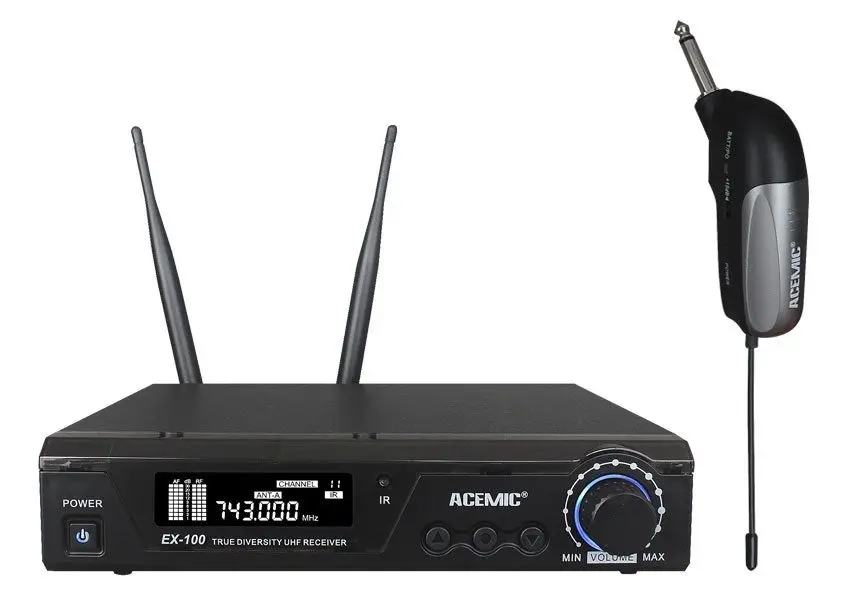ACEMIC EX 100/GT 1 Pro UHF 100 M беспроводной электрогитара микрофон бас Keyborad барабаны скрипка