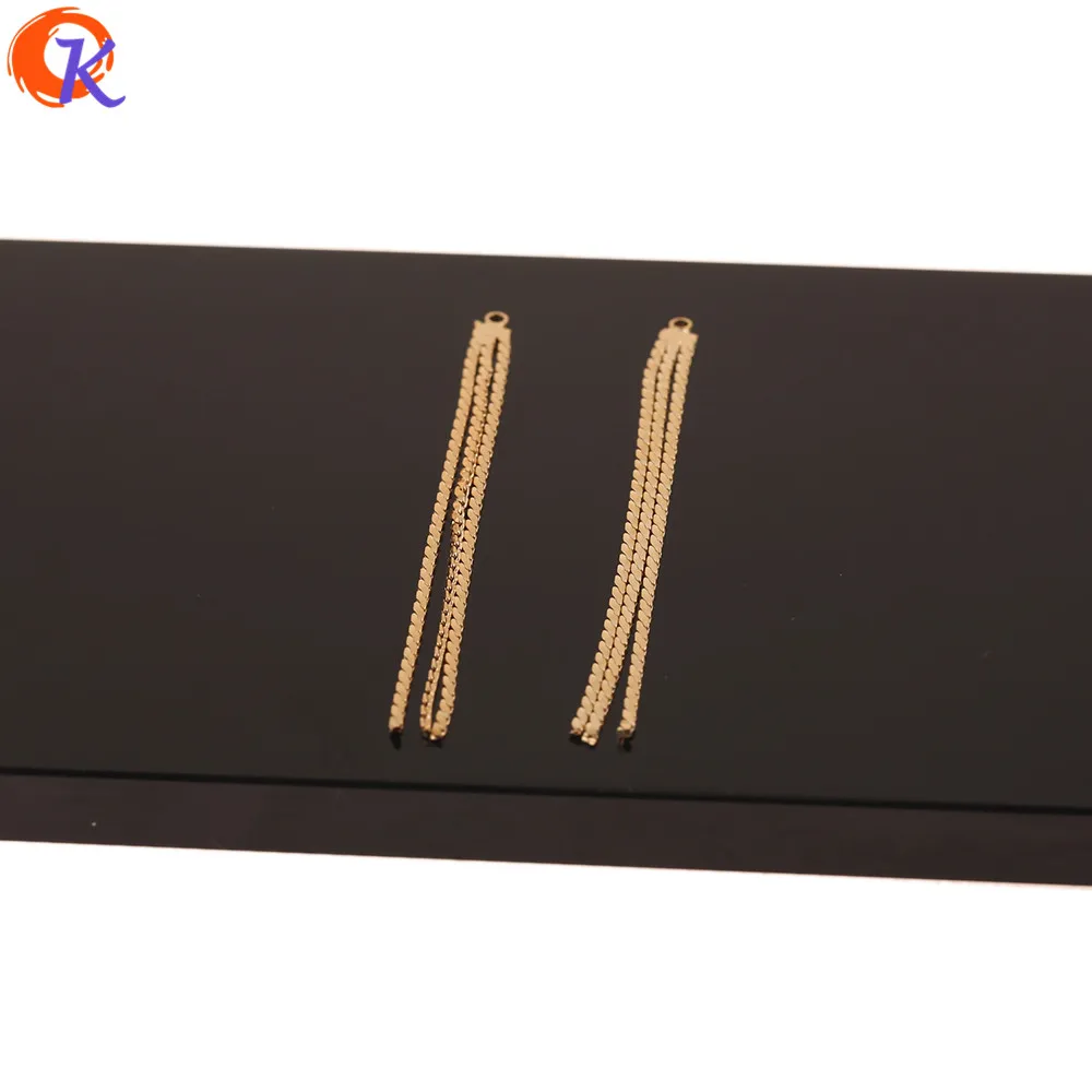 Cordial Design 30Pcs 3*61MM Jewelry Accessories/Hand Made/Chain Tassels/Genuine Gold Plating/DIY Earring Making/Jewelry Findings | Украшения