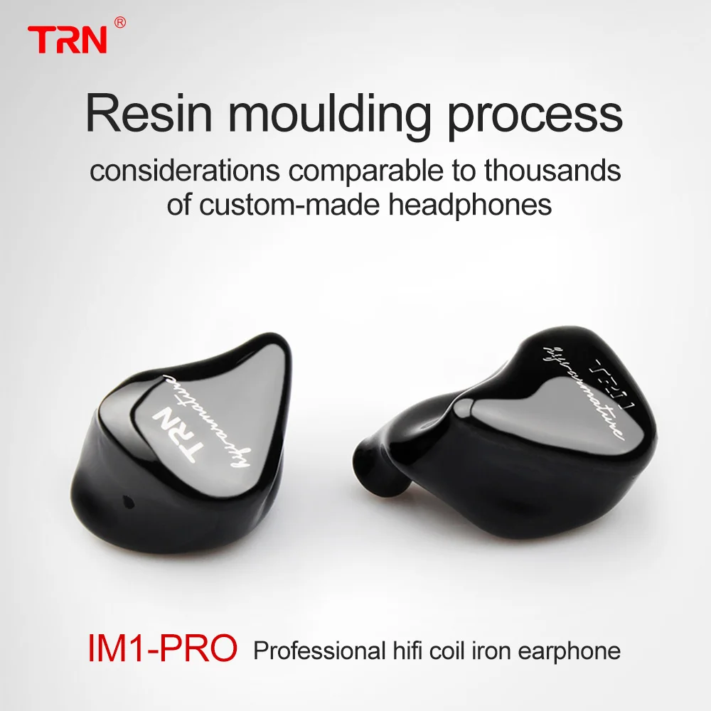 TRN IM1 Pro 1BA + 1DD Гибридный Наушники Hi Fi Monito спортивные наушники ушной гарнитуры 2Pin