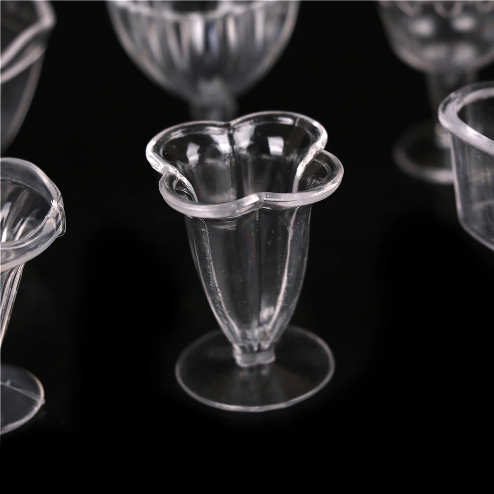 6 шт./компл. миниатюрные чашки прозрачная мини чашка для вина мороженое