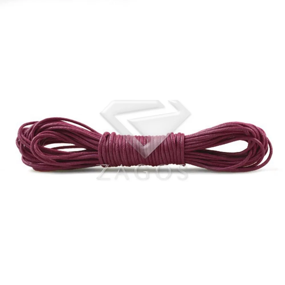 2mm 10/12m Waxed Cotton Cord Thread String Wire fit Beading Craft DIY Bracelet Necklaces Jewelry Findings TC0106 | Украшения и