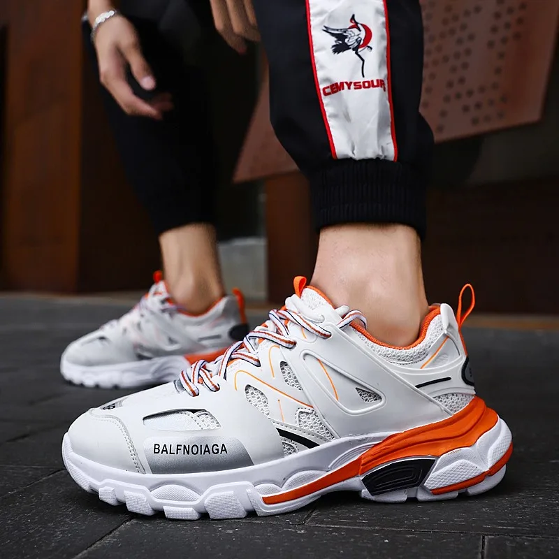 Официальные мужские кроссовки для бега дышащие тройные S 3 0 улицы папы