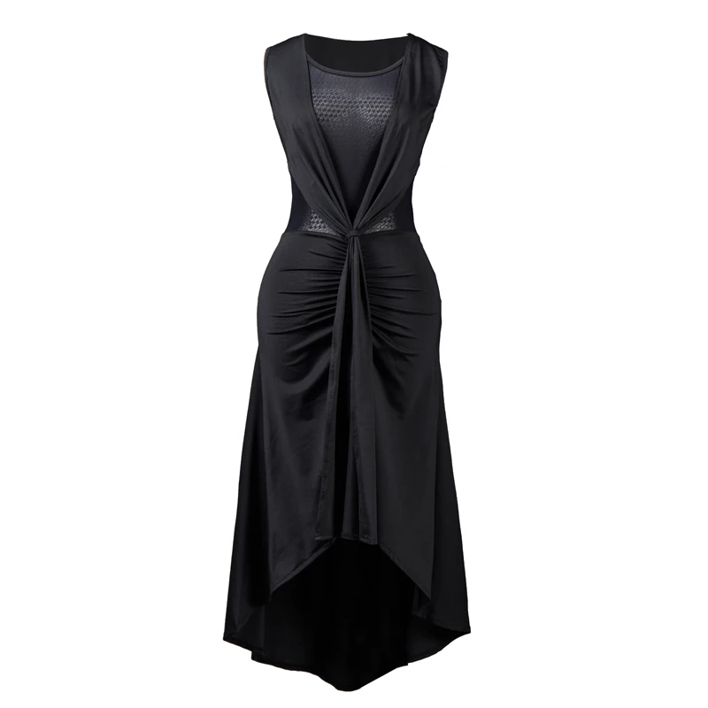 Платье женское без рукавов для латиноамериканских танцев | Тематическая одежда и