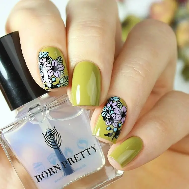 BORN PRETTY 1 бутылка 10 мл без смазывания верхнее покрытие масло дизайн ногтей тиснение Печатный Уход Маникюр дизайн ногтей украшения Аксессуары