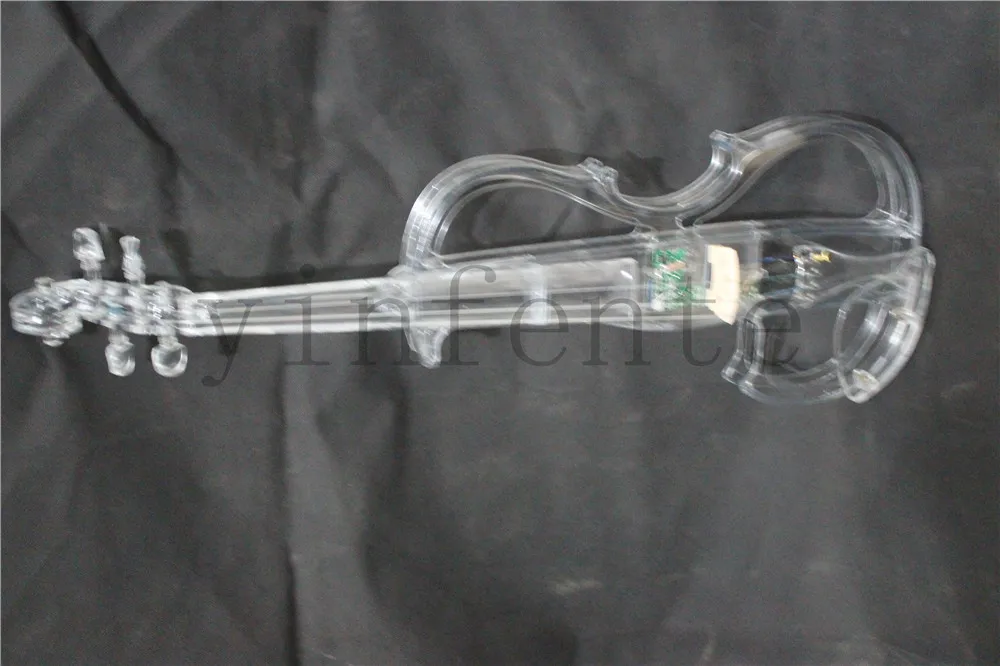 Цветная синяя зеленая прозрачная электрическая скрипка кристалл 2 #|crystal violin|electric
