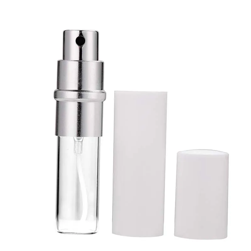 5ML white 12 мл 1 шт и модный алюминиевый флакон для духов с мини Атомайзеры, бутылочки с пульверизатором портативный контейнер для духов - Цвет: 5ML white