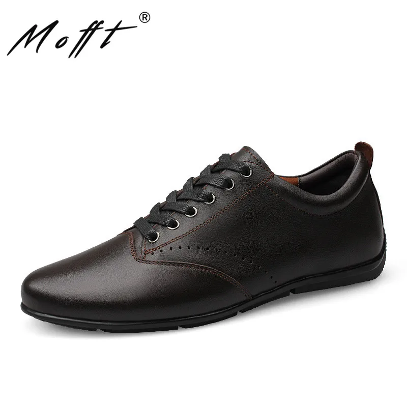 Handmade Genuine Leather Men Shoes Fashion Walking Durable Lace Up For Design Superstar Breathable Flat | Обувь