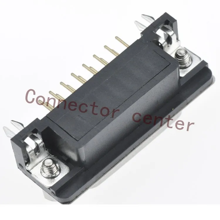 High Quality D-SUB DB DR Connector Right Angle 15PIN 2-ROW Male Gold Planted 1U DSUB Jack Обустройство дома