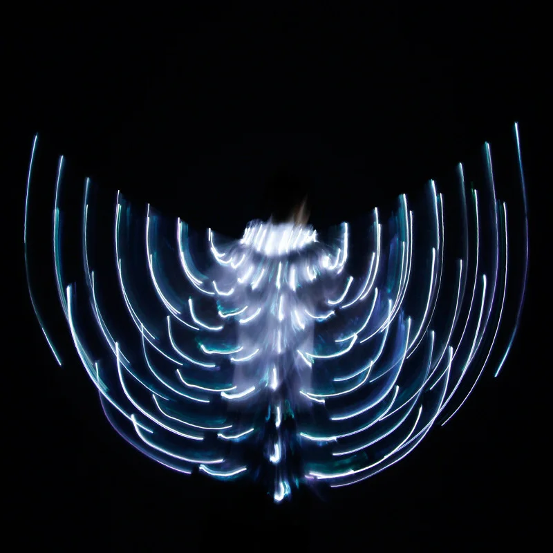 Детские светодиодные крылышки Ruoru Isis аксессуары для танца живота белые девочек