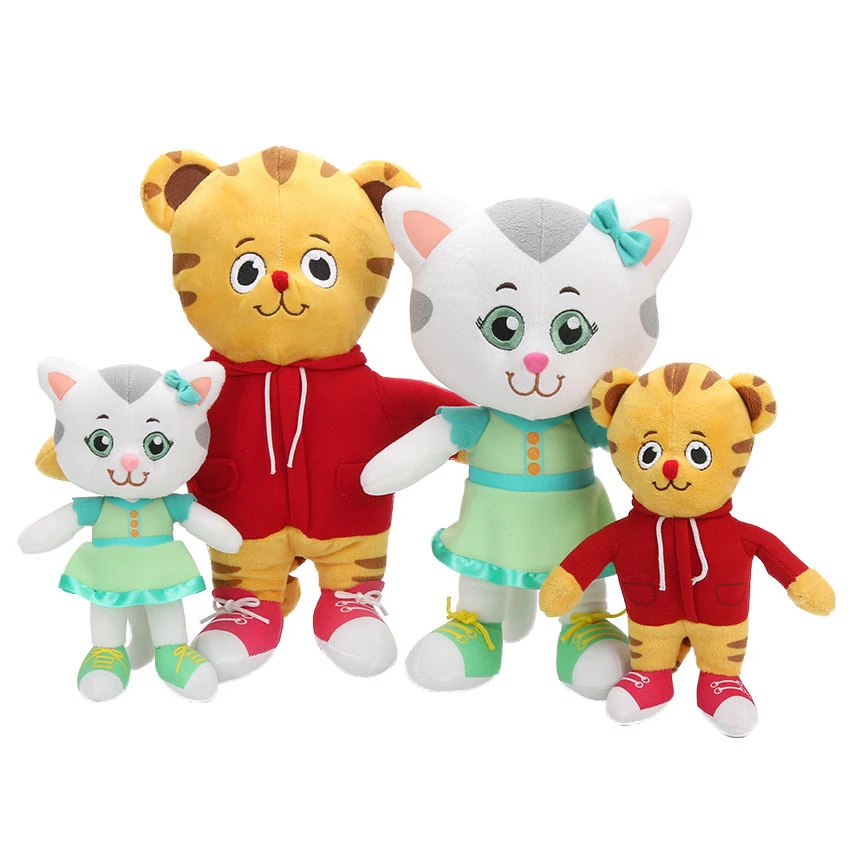 См 20 см 30 Daniel Tiger's Neighborhood друг Katerina Kittycat плюс игрушки Tiger чучело животных куклы